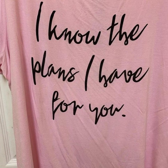 Pink religious women's tshirt - Picture 2 of 6